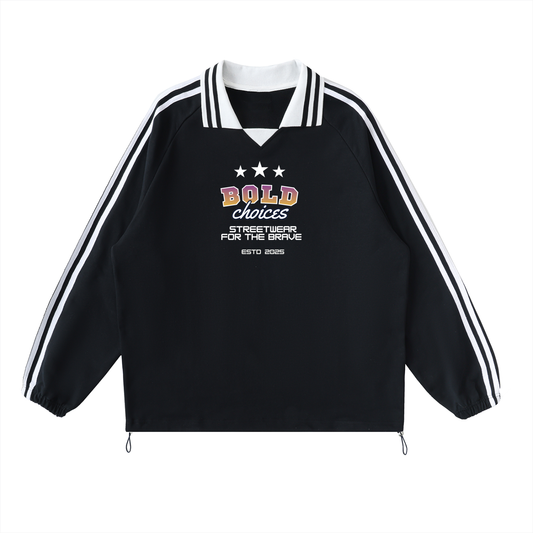 Bold Choices™ Striped Quarter-Zip Pullover