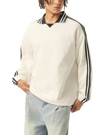 Bold Choices™ Striped Quarter-Zip Pullover